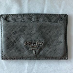 Prada Leather Card Holder